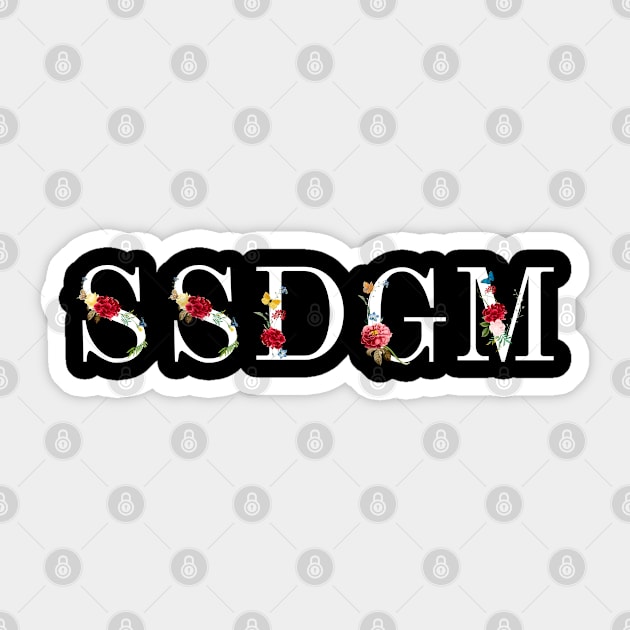 SSDGM Murderino Sticker by CreativeShirt